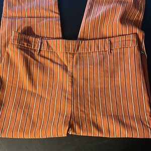 Forever 21 striped pants.  Pink.  size medium